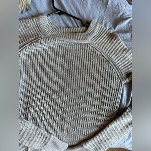 RDI Women’s Gray Comfy Sweater Small Petite Longsleeve NWOT